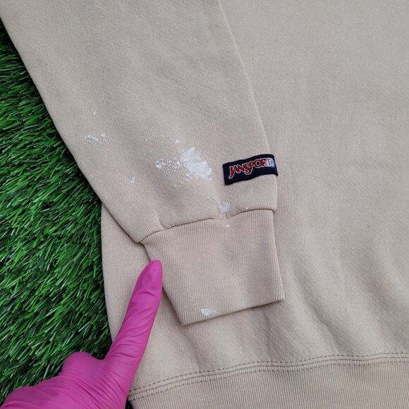 Vintage 90s Rutgers University Sweatshirt Large 24x26 Baggy - Picture 2 of 14